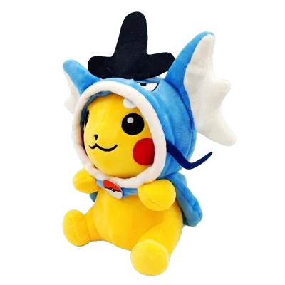 Little Swimmers plush in the blue fins hood