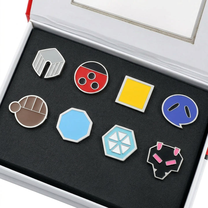 Johto badge set